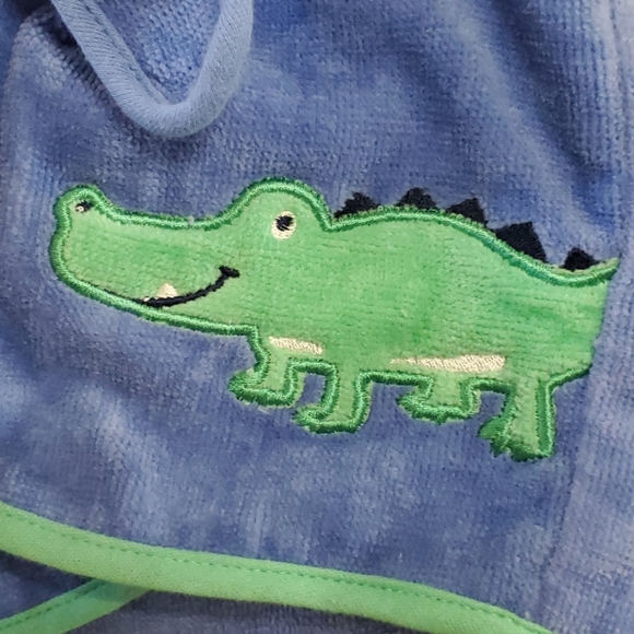 carters Alligator Robe & Bootie Set - Picture 3 of 6